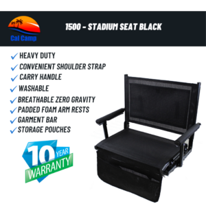 1500 -Stadium Seat Black