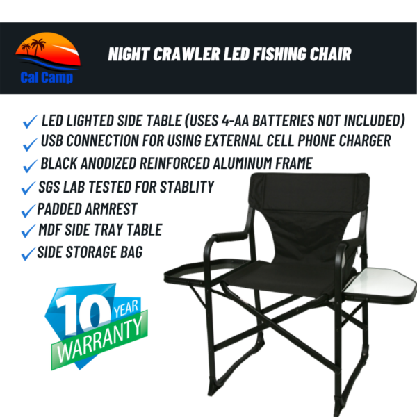 Night Crawler LED Fishing Chair