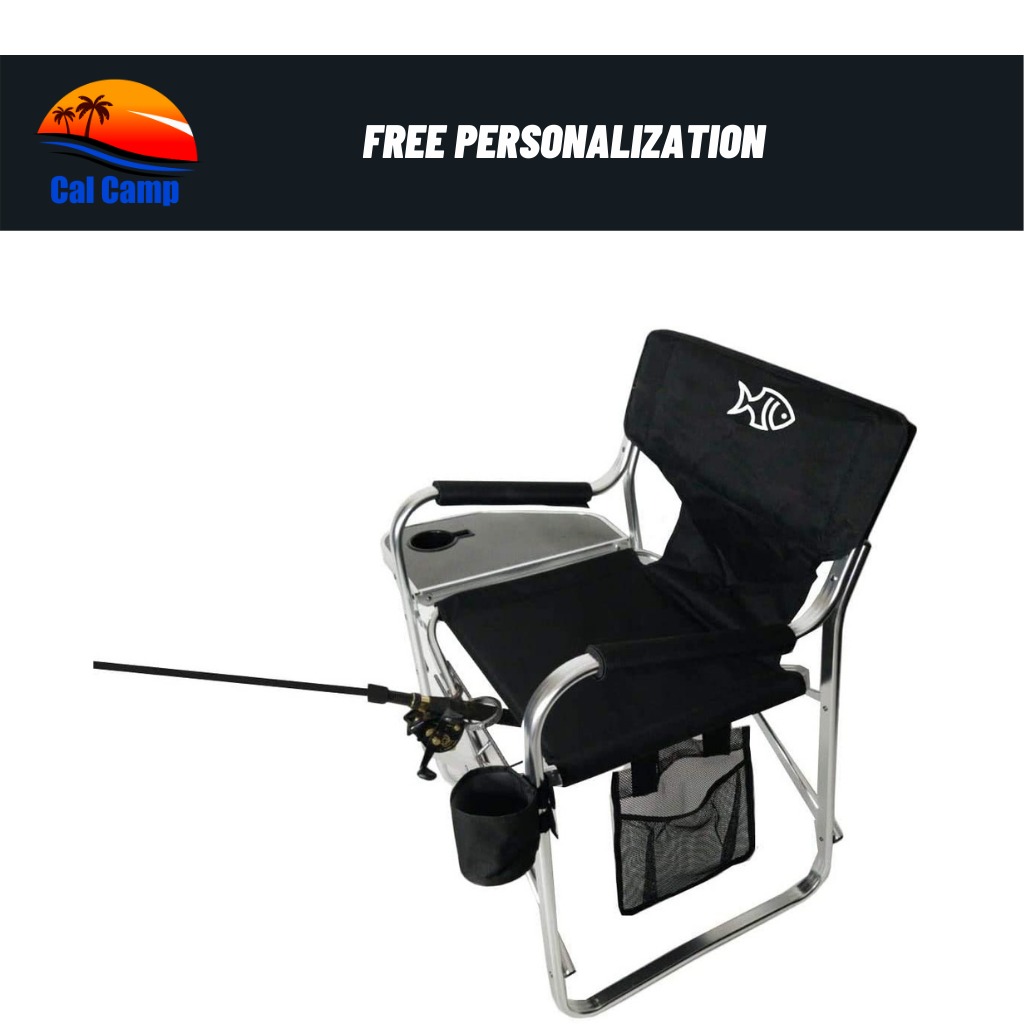 Fishing Chair with Rod Holder,Folding Chair Fishing for Adults