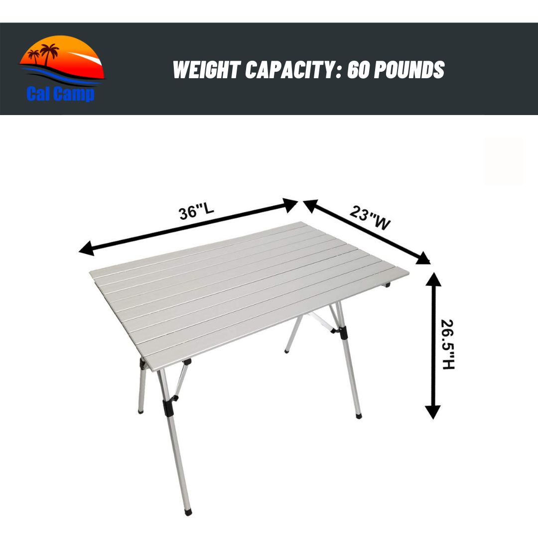 Raptor II Deluxe Compact Table & Bench Set With Military-Grade Aluminum.