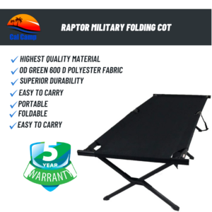 Raptor Military Folding Cot