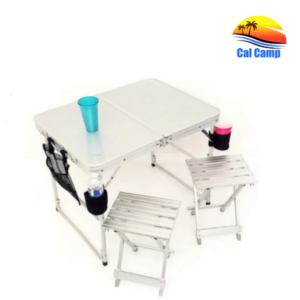 portable camping table and chairs